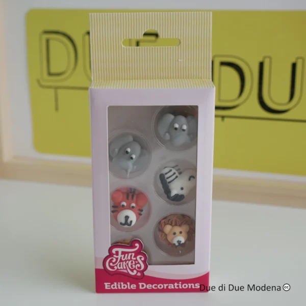 Animali della giungla in zucchero FunCakes