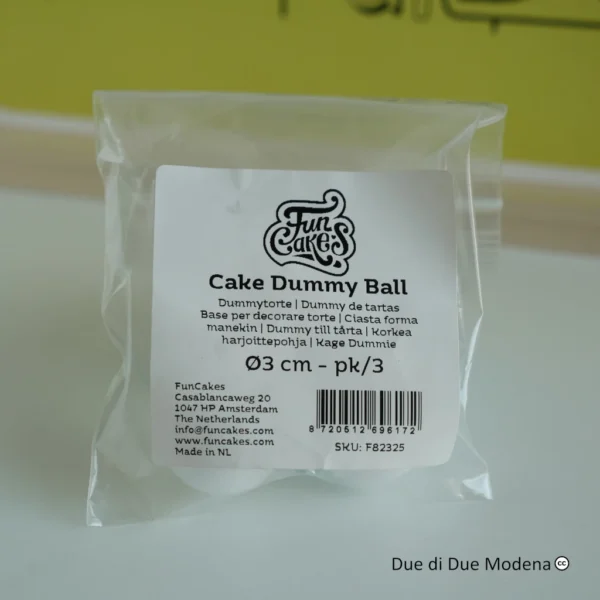Cake Dummy Ball 3 cm FunCakes