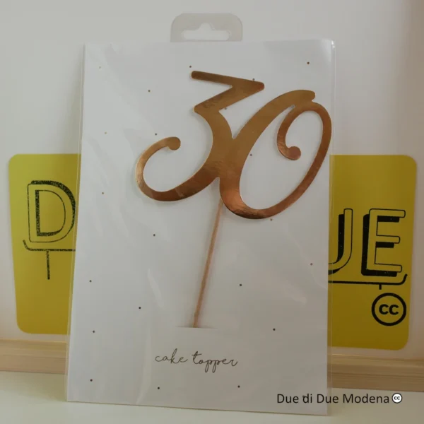 Cake topper compleanno 30 PartyDeco