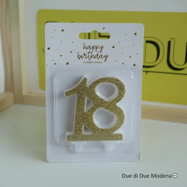 Candela numero 18 PartyDeco