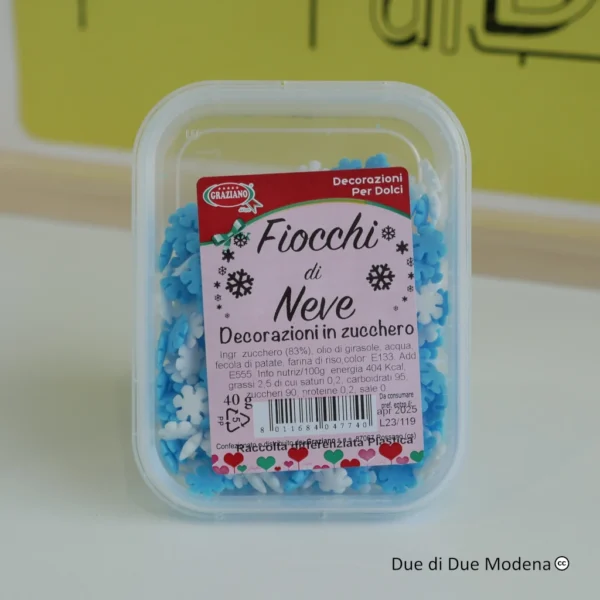 Fiocchi di neve in zucchero Graziano