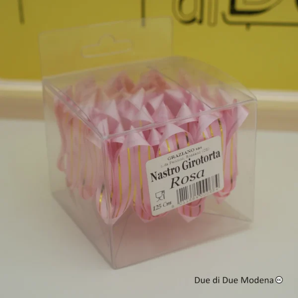 Nastro girotorta rosa Graziano