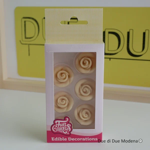 Rose edibili FunCakes Bianco