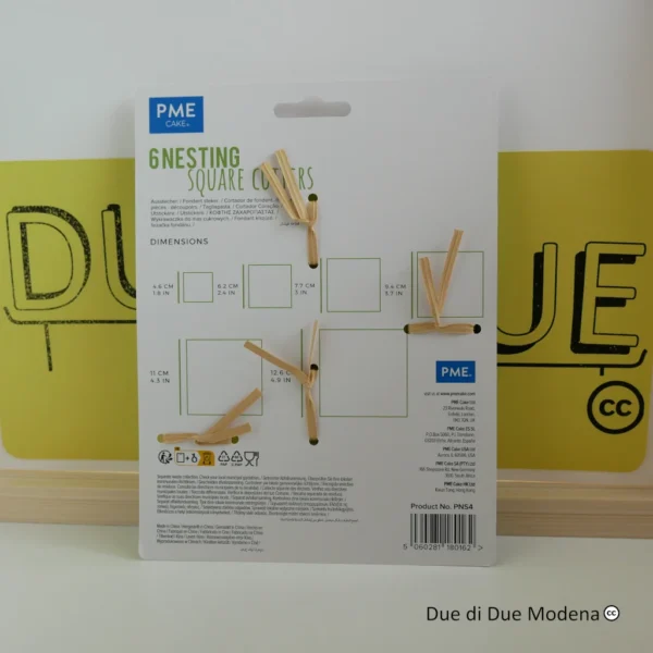 Set tagliapasta quadrati PME - immagine 2