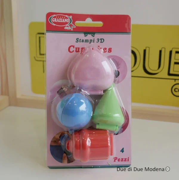Stampi 3d cupcakes Graziano
