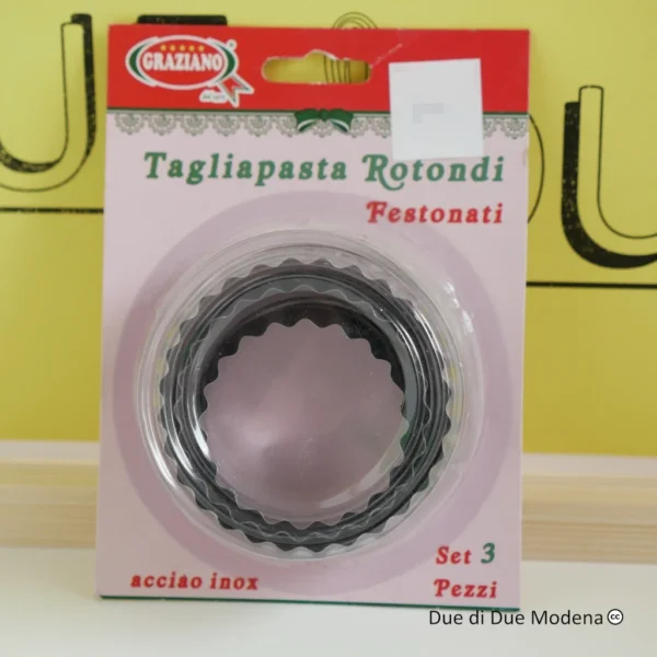 Tagliapasta rotondi festonati Graziano