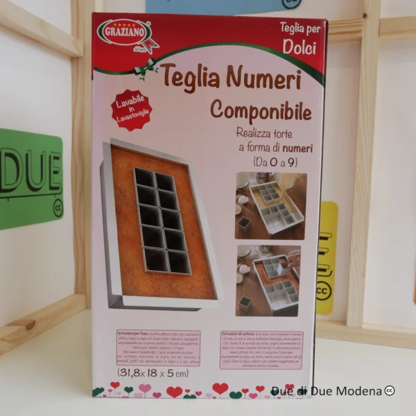 Teglia Numeri Componibili Graziano