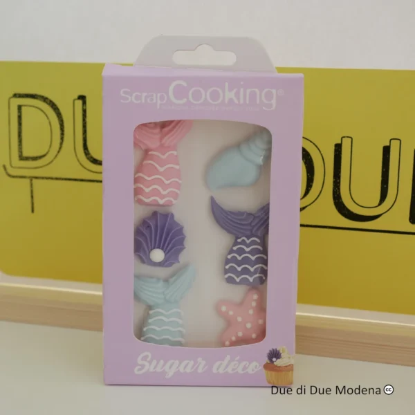 Decorazioni in zucchero tema mare ScrapCooking