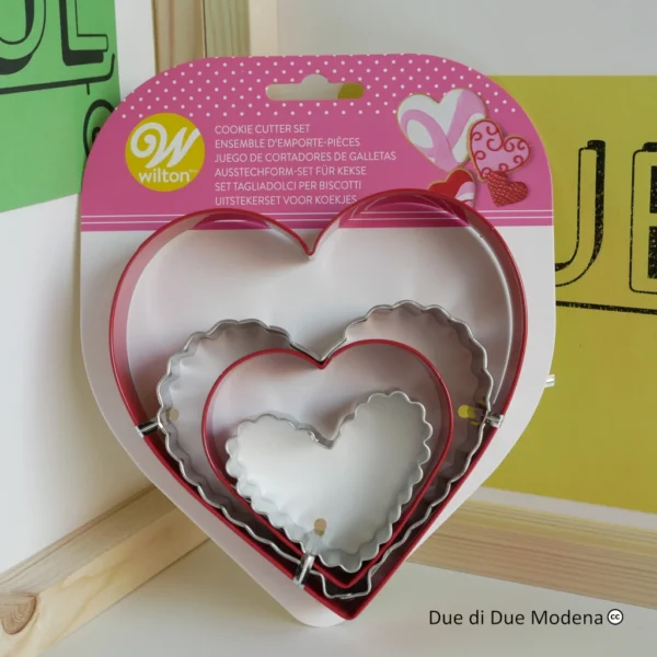 Kit di tagliabiscotti a cuore Wilton