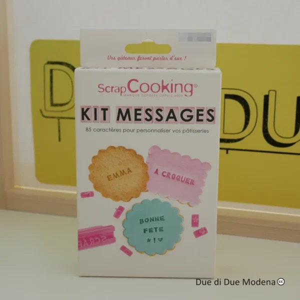 Kit mini lettere ScrapCooking
