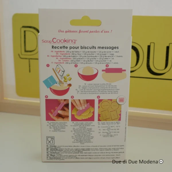 Kit mini lettere ScrapCooking - immagine 2