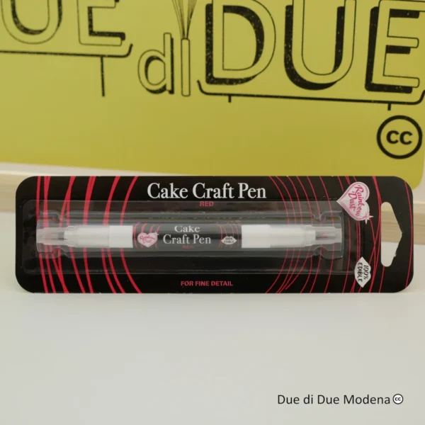 Penna per decorazione dolci colore rosso Rainbow Dust