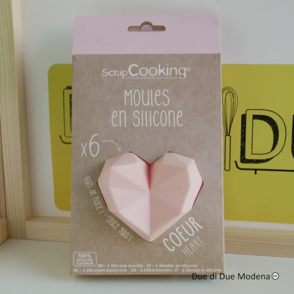 Stampi in silicone Cuori ScrapCooking