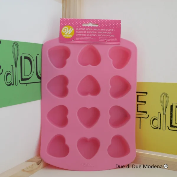 Stampo in silicone cuori Wilton