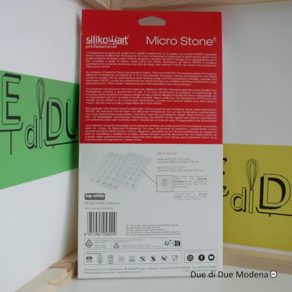 Stampo in silicone micro stone Silikomart - immagine 2