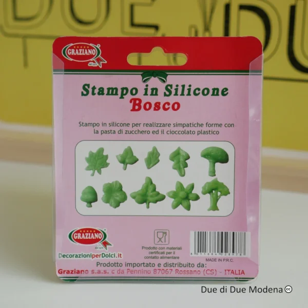 Stampo in silicone tema bosco Graziano - immagine 2