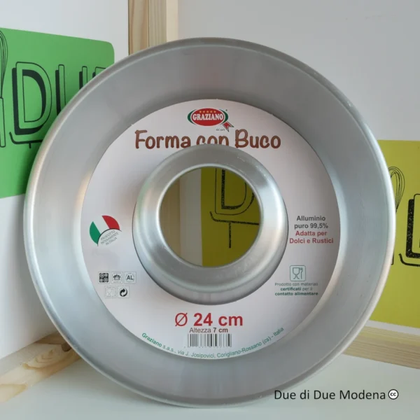 Teglia con buco graziano
