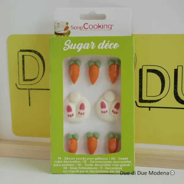 Decorazioni in zucchero pasquali ScrapCooking