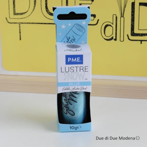 Lustre snow dust edibile Blu PME