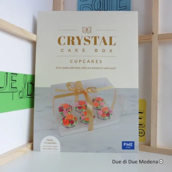Scatola trasparente per cupcakes PME