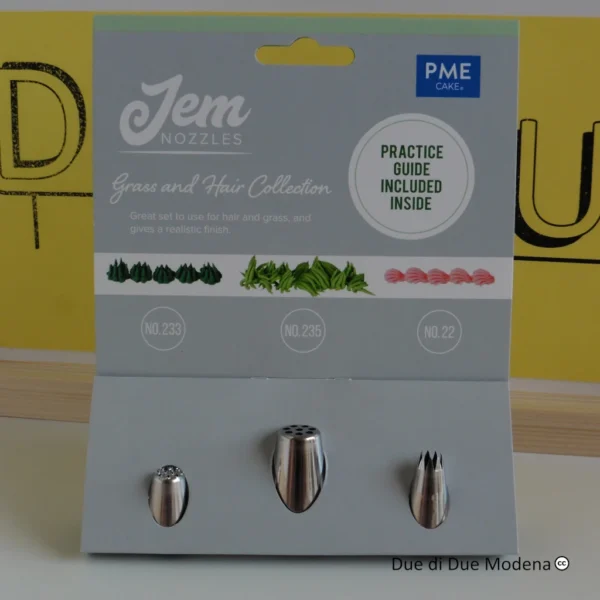Set 3 beccucci per erba e capelli JEM