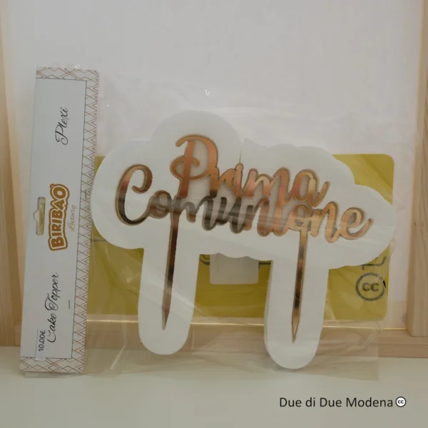 Topper per torta prima Comunione Biribao