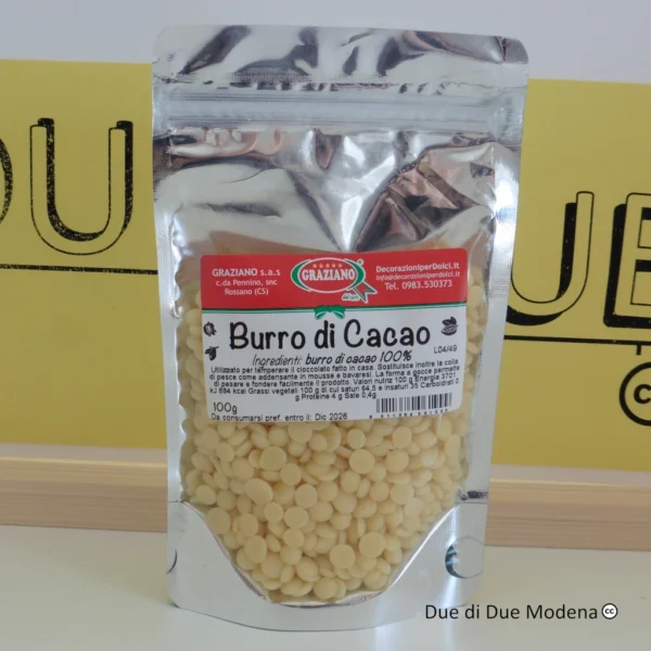 Burro di cacao in gocce Graziano